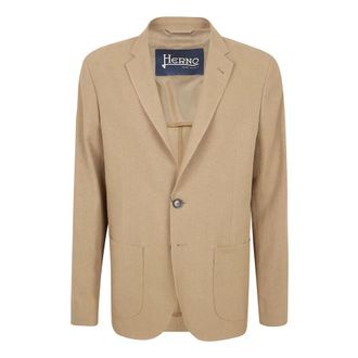 Herno Formal Blazers, male, Beige, Size: M Mens Jackets Clothing Beige Ss26