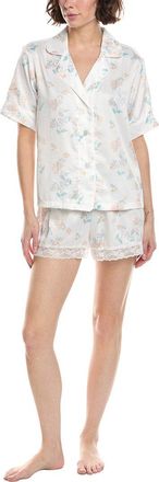 Flora Nikrooz Flora By Flora Nikrooz 2Pc Printed Matte Charmeuse Pajama Set