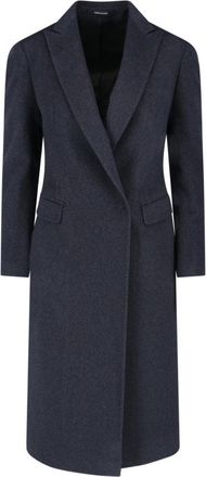 Tagliatore Long Tailored Jacket With Notched Lapel