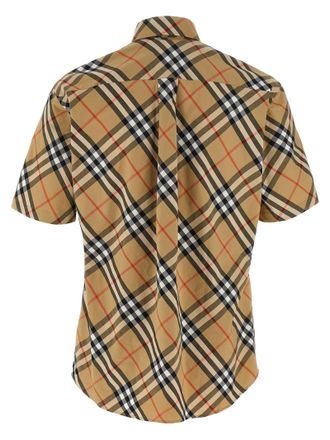 Burberry Burberry Check Cotton Poplin Shirt - Beige