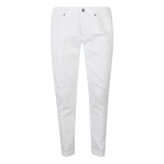 Dondup Skinny Jeans, male, White, Size: W36 George Skinny Jeans