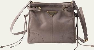 Prada Bonnie Belted Leather Crossbody Bag