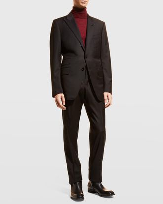 Tom Ford Mens Solid Master Twill Two-Piece Suit