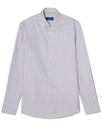 Robert Talbott Reynolds Twill Tattersall Dress Shirt
