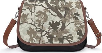 Generic Camouflage Hunting Tree Small Womens Crossbody Bags Shoulder Handbag with Adjustable Strap for Travel