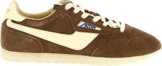 Autry Brown Logo Sneakers