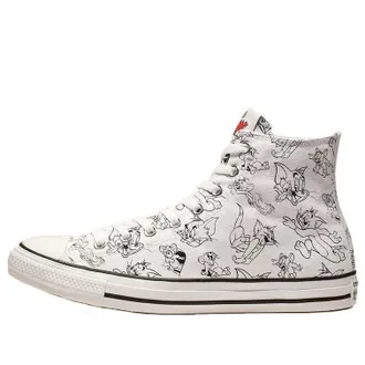 Converse x Tom and Jerry Chuck Taylor All Star High White 165736C