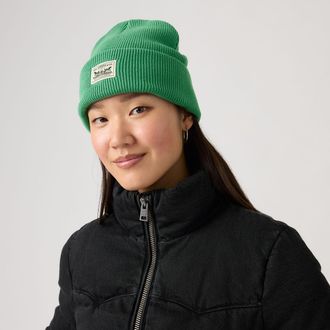 Levi's Backpatch Beanie - Womens - One Size - Green