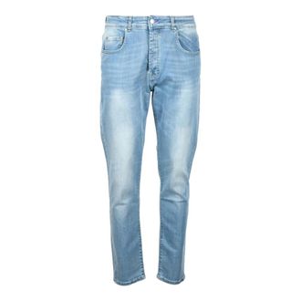 Daniele Alessandrini Heren, Jeans, Blauw, Maat: W32 Katoen
