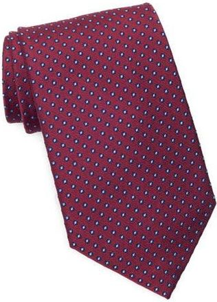 Brooks Brothers Tex Framed Dot Silk Blend Tie in Red at Nordstrom Rack