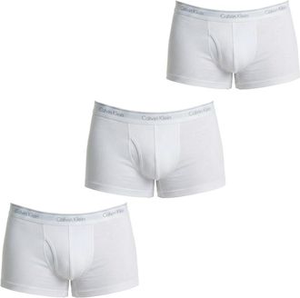 Calvin Klein Cotton Classics 3-Pack Trunk - Heren - Onderbroek - Wit - S - Katoen - Ondergoed