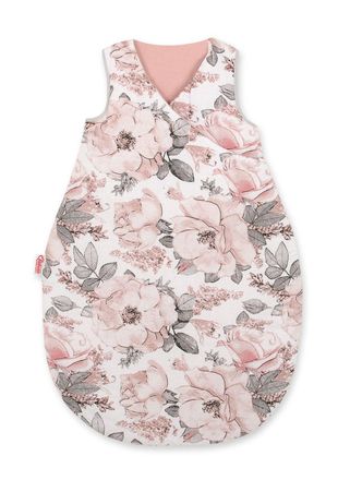 OEM Sacco A Pelo In Cotone Per Bambini, Taglia M 3-12 Mesi, Tog 2.5, Isolante Termico Per Tutte Le Stagioni - Rosa Seppia