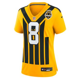 Nike Aaron Rodgers Pittsburgh Steelers Womens Nike Womens NFL Game Jersey in Yellow | 67NW0F5S7LF-SAC