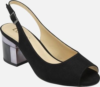 Lotus Womens Evelyn Womens Slingback Sandals - Black - Size: 6