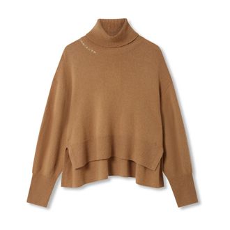 Axel Arigato Maeve Sweater - Dames - Coltruien - Bruin - XS - Wol - Truien & Vesten
