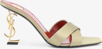 Saint Laurent Sandali Opyum in satin - SAINT LAURENT - gender_Woman