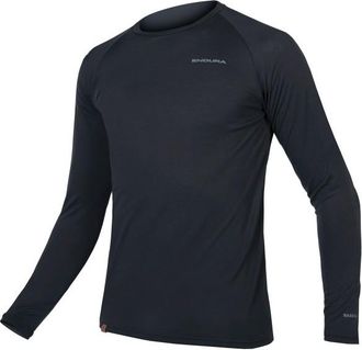 Endura Baabaa Blend Langarm Baselayer Funktionsshirt f&uuml;r Herren | blau/schwarz