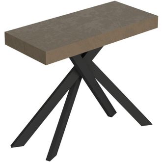 Itamoby Consolle allungabile 90x40/196 cm Saki Premium Small tortora gambe antracite