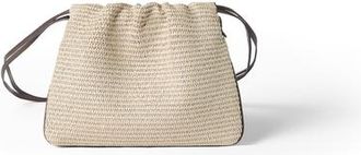 Brunello Cucinelli BC Duo precious net pouch bag in Beige at Nordstrom