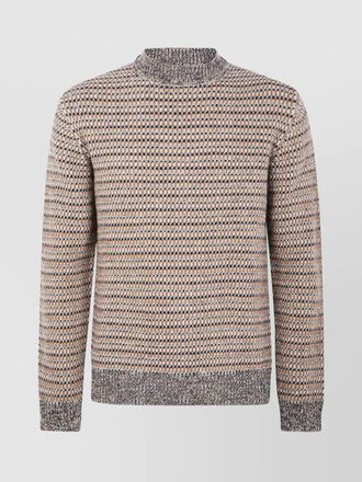 Zanone slim fit wool crew neck jumper