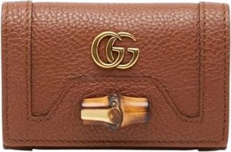 Gucci Pre-owned Wallets, female, Brown, Size: ONE SIZE Pre-owned Keycase