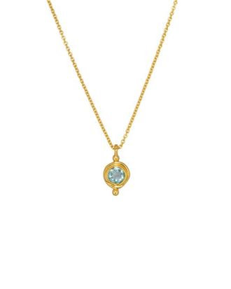 Ottoman Hands Birthstone Pendant Necklace in March at Nordstrom