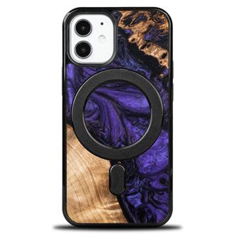 OEM Funda Bewood Unique Para Iphone 12 Mini - Violeta Con Magsafe