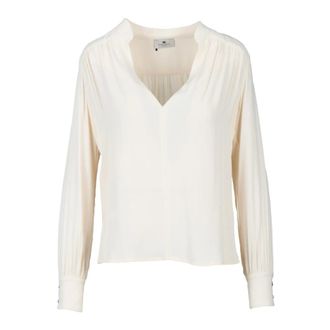 Elisabetta Franchi Blouses, female, Yellow, Size: XS blouse