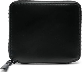 Comme Des Gar&ccedil;ons Zwarte leren bi-fold portemonnee - Heren - Portefeuilles - Zwart - ONE Size - Leer - Accessoires