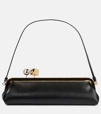 Jacquemus Salon leather clutch