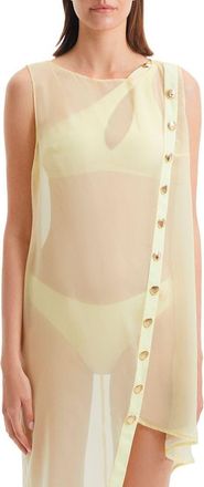 Moeva Adora Cover Up Resortwear Buttermilk in Yellow at Nordstrom, Size X-Large Eu