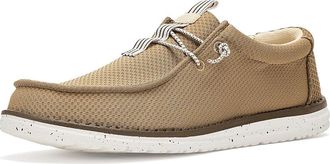 Hey Dude Wally Mesh Neutrals Mens Shoes Malt Brown/Multi : 12 M, Cotton