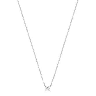 Grown Brilliance 14KT White Gold 0.85 Carat Lab Grown Diamond Necklace for Women