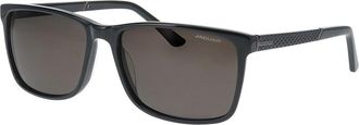Jaguar 37126 8840 Mens Sunglasses Black Size 58
