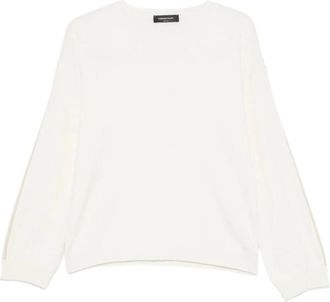 Fabiana Filippi Jumper - female - Fabiana Filippi - Round-neck Knitwear - White - 2XS - Knitwear
