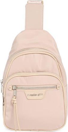 Madden Girl Nylon Sling Bag in Taupe at Nordstrom Rack