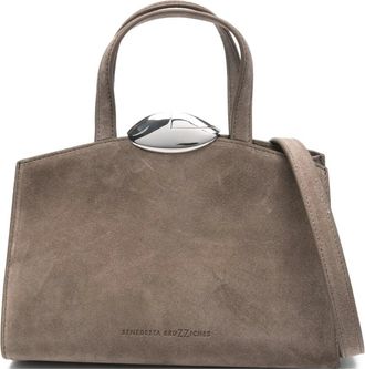 Benedetta Bruzziches Borsa tote in pelle scamosciata - Toni neutri