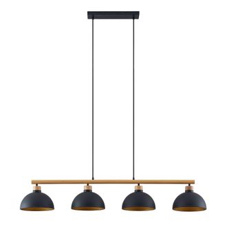 Lindby L&aacute;mpara Colgante tirzana En Negro De Metal - Lindby