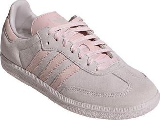 adidas Gender Inclusive Samba OG Sneaker in Ice Purple/Sand at Nordstrom, Size 10.5 Womens