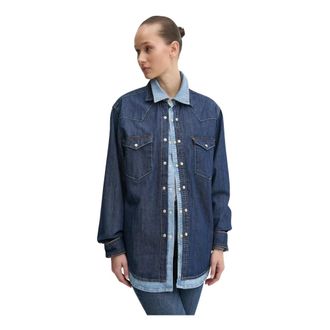 Desigual Nuevayork Denim Shirt - Heren - Spijkeroverhemden - Blauw - S - Denim - Overhemden