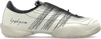 Yohji Yamamoto Regu Borduur Sportschoenen - Dames - Sneakers - Wit - 36 1/2 EU - Leer - Schoenen