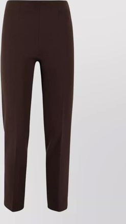 Pantaloni Torino side-slit slim-fit ankle-length tailored trousers