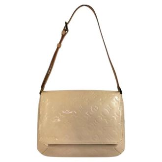 Louis Vuitton Pre-owned Shoulder Bags, female, Beige, Size: ONE SIZE Pre-owned Monogram Vernis Shoulder Bag