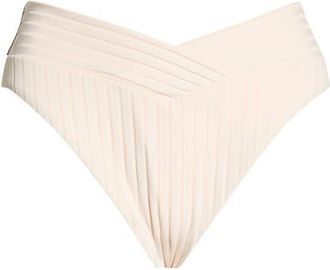 Sanctuary V-Front High Cut Bikini Bottoms in White Sand at Nordstrom, Size X-Large