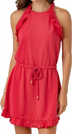 Sundays Mirabelle Dress In Washed Ruby