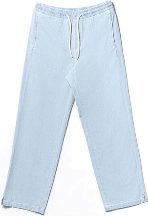 A.P.C. Straight Trousers, male, Blue, M, Relaxed Cotton Trousers