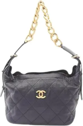 Chanel Pre-owned Matelasse Lambskin Shoulder Bag - - Pre-owned - Donna - Blu - ONE SIZE