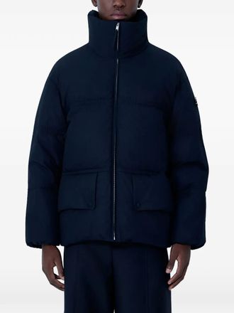 Moncler padded quilted jacket - Blue