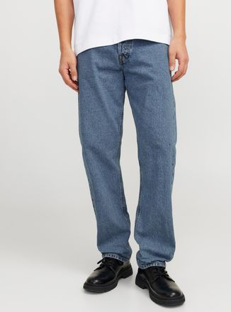 Jack & Jones Relax-fit-Jeans JACK & JONES JJICHRIS JJORIGINAL SQ 735 LN, Herren, Gr. 30, L&auml;nge 34, blau denim, Denim/Jeans, Obermaterial: 100% Baumwolle, Abriebeff