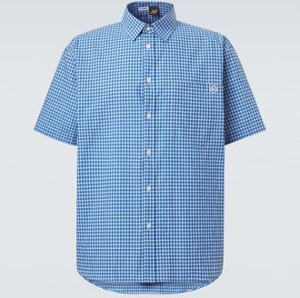 Loewe Paulas Ibiza checked cotton-blend shirt